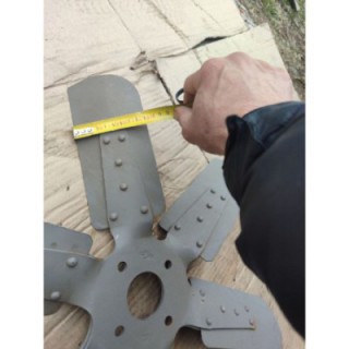 Крильчатка вентилятора ЯМЗ 238-1308012-A4 Ø560 (6 лопатей)